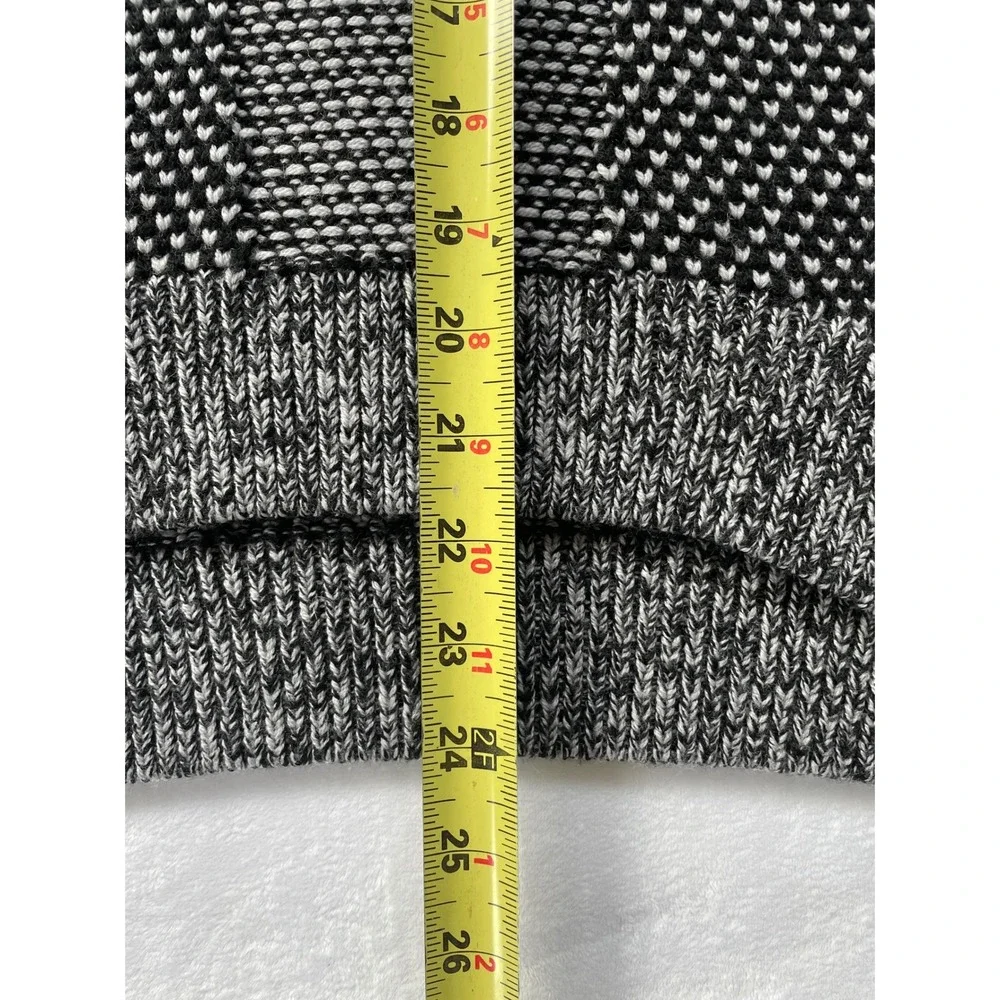Women's lululemon Yogi Crewneck Sweater Gray/Black Merino Wool EUC‎
